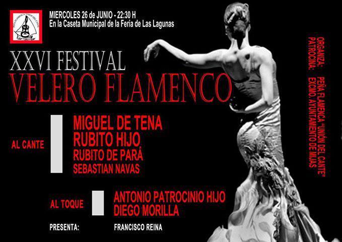 Cartel XXVI Festival Velero Flamenco