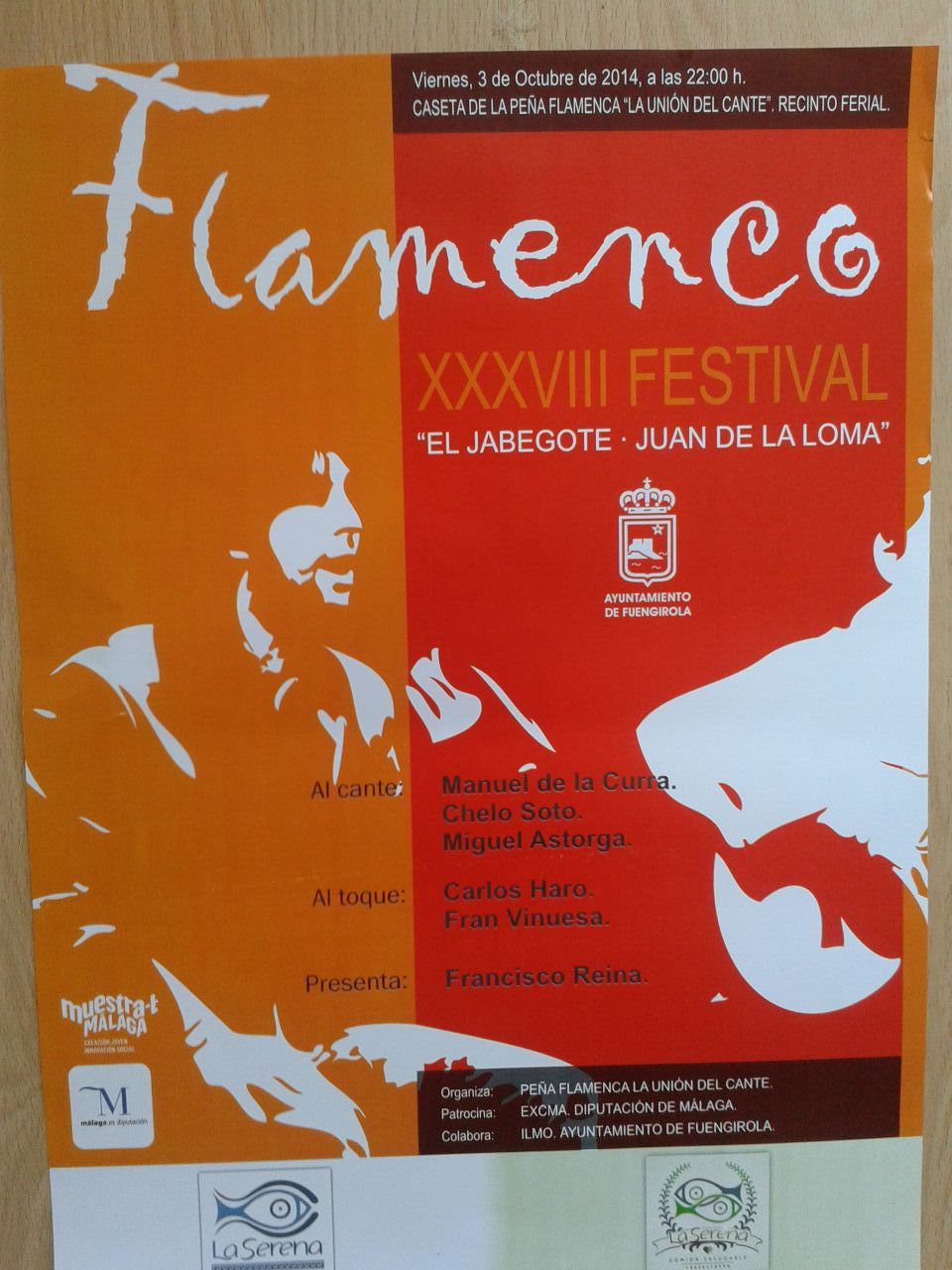 Cartel XXXVIII Festival El Jabegote - Juan de La Loma