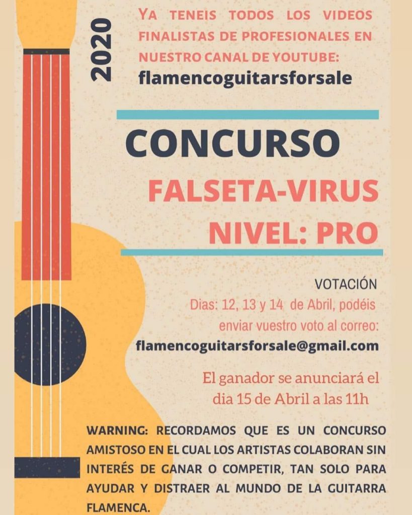 Cartel Concurso Falseta-Virus